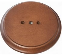 Подложка деревянная Interior Electric серии "АСТОРИЯ" для распределительной коробки орех ПД3.01.5.3