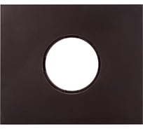 Рамка 1 постовая Bironi скрытый монтаж, Шедель Бриз, пластик, цвет Коричневый матовый BF6-610-22M