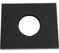 Рамка 1 постовая Bironi скрытый монтаж, Шедель Бриз, пластик, цвет Черный матовый BF6-610-23M