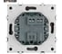 Выключатель 1-клавишный STEKKER c индикатором (механизм), 250В, 10А, серия Эмили, RSW10-5101-10, платиново-серый, soft touch, 49941 12