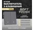 Выключатель 2-клавишный STEKKER c индикатором (механизм), 250В, 10А, серия Эмили, RSW10-5102-10, платиново-серый, soft touch, 49942 2