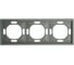 Рамка STEKKER PFR00-5003-10 3-местная, серия Эмили, платиново-серый, soft touch, 49964 1