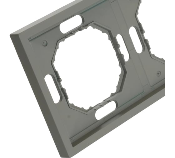 Рамка STEKKER PFR00-5004-10 4-местная, серия Эмили, платиново-серый, soft touch, 49965
