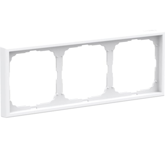 Рамка 3-постовая, универсальная Systeme Electric ArtGallery Лотос GAL001303 1