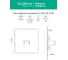 Розетка компьютерная Systeme Electric ArtGallery, RJ45, кат. 6A, механизм, Карбон GAL001086 9