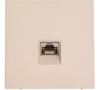 Розетка компьютерная RJ45, кат. 6A, Systeme Electric ArtGallery Песочный механизм GAL001286