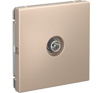 TV Розетка оконечная Systeme Electric ArtGallery Песочный 1DB, механизм GAL001291