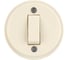 Выключатель 1-клавишный открытой установки TDM ELECTRIC IP20 10А слоновая кость "Ретро" SQ1806-0507 1