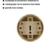 Выключатель 2-клавишный открытой установки TDM ELECTRIC IP20 10А слоновая кость "Ретро" SQ1806-0510 6