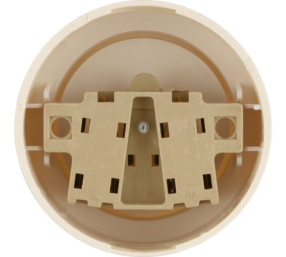 Розетка 2П открытой установки TDM ELECTRIC IP20 10А слоновая кость "Ретро" SQ1806-0526