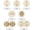 Розетка 2П открытой установки TDM ELECTRIC IP20 10А слоновая кость "Ретро" SQ1806-0526 8