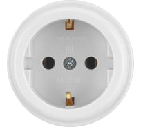 Розетка 2П+З открытой установки IP20 16А белая "Ретро" TDM ELECTRIC SQ1806-0527