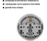 Розетка 2П+З открытой установки IP20 16А белая "Ретро" TDM ELECTRIC SQ1806-0527 6