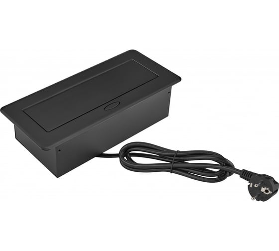 Розетка CACTUS CS-SOCKET-EU3-BK для столешницы (уп.:1шт) 1895571