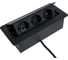 Розетка CACTUS CS-SOCKET-EU3-BK для столешницы (уп.:1шт) 1895571 1