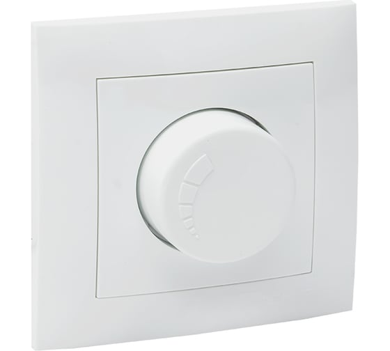 Светорегулятор EKF Валенсия, 600W 220В белый PROxima EWD06-101-10