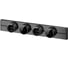 Розетка Systeme Electric MuitiTrack 2К+З, круглая, 16А/250В, Антрацит MTK13001B 4