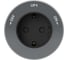 Розетка Systeme Electric MuitiTrack 2К+З, круглая, 16А/250В, Графит MTK13001G 2
