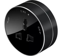 Розетка Systeme Electric MuitiTrack универсальная, круглая, 13А/250В, Антрацит MTK13002B