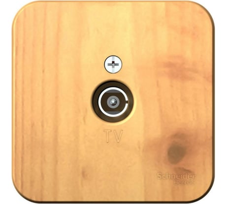 Коннектор ТВ Systeme Electric BLANCA, открытой установки, ясень BLNTA000015