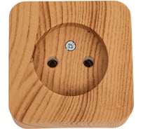 Розетка Systeme Electric BLANCA О/У без заземления, без шторок, ЯСЕНЬ BLNRA000115