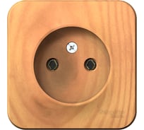 Розетка Systeme Electric BLANCA О/У без заземления, без шторок, ЯСЕНЬ BLNRA000115