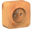 Розетка Systeme Electric BLANCA О/У без заземления, без шторок, ЯСЕНЬ BLNRA000115 2