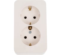 Двойная розетка Systeme Electric BLANCA О/У с заземлением, без шторок, МОЛОЧНЫЙ BLNRA010202