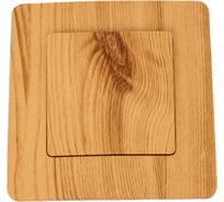 1-клавишный выключатель Systeme Electric BLANCA, скрытой установки, 10А, 250B, ясень BLNVS010105