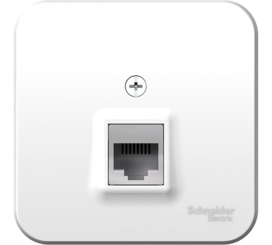 Компьютерная розетка Systeme Electric BLANCA О/У RJ45, категория 5E,  БЕЛЫЙ BLNIA045001