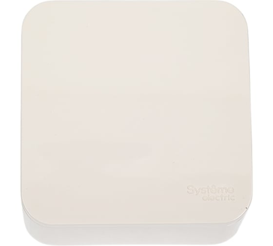 1-клавишный выключатель Systeme Electric BLANCA открытой установки, 6А, 250B, молочный BLNVA061012