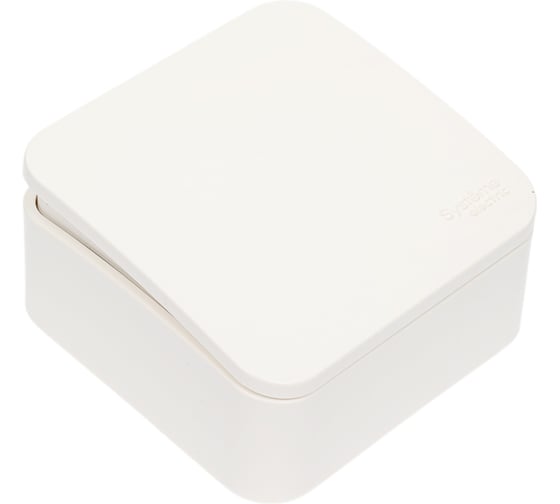 1-клавишный выключатель Systeme Electric BLANCA открытой установки, 6А, 250B, молочный BLNVA061012