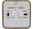 1-клавишный выключатель с подсветкой Systeme Electric BLANCA открытой установки, сх.1, с озолирующей пластиной, 10А, 250B, ясень BLNVA101115 6
