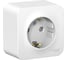 Розетка Systeme Electric BLANCA открытой установки, с заземлением, со шторками, белый BLNRA011101 2
