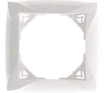 1-постовая рамка Systeme Electric ДУЭТ, белый SE WDE000101
