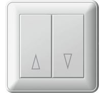 2-клавишный выключатель Systeme Electric W59 с механической блокировкой для жалюзи, слоновая кость VS416-253-28