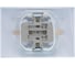Розетка Intro Plano, 2х2PE, Schuko, с крышкой, со шторками, 16А, 250В, IP20, скрытой установки, IP44, белый, 10/100 Б0048034 6