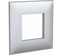 Рамка DKC, ARTLEBEDEV Avanti, Закаленная сталь, 2 модуля 4404902