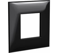 Рамка DKC ARTLEBEDEV Avanti, Черный квадрат, 2 модуля 4402902
