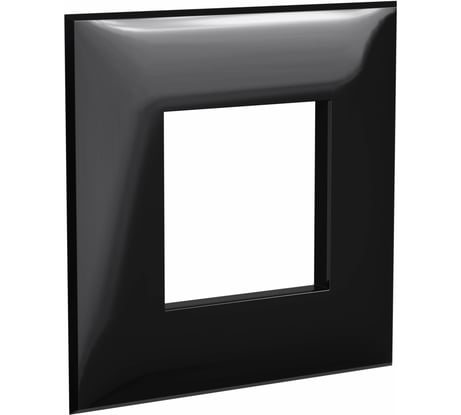 Рамка DKC ARTLEBEDEV Avanti, Черный квадрат, 2 модуля 4402902