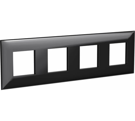 Рамка DKC, ARTLEBEDEV Avanti, Черный квадрат, 8 модулей 4402908