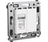 Одинарная розетка DKC Avanti, Белое облако, RJ45, в стену, 5e 4400463 1