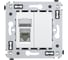 Одинарная розетка DKC Avanti, Белое облако, RJ45, в стену, 5e 4400463 2