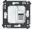Одинарная розетка DKC Avanti, Белое облако, RJ45, в стену, 5e 4400463 3