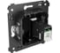 Одинарная розетка DKC, Avanti, черный квадрат, RJ45, в стену, 5e 4402463 4