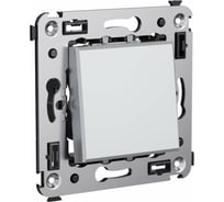 Одноклавишный выключатель DKC, Avanti, закаленная сталь, в стену 4404103