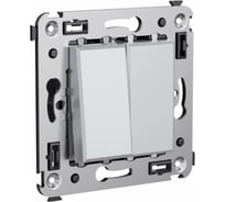 Кнопочный диммер DKC Avanti, Закаленная сталь, в стену 4404343