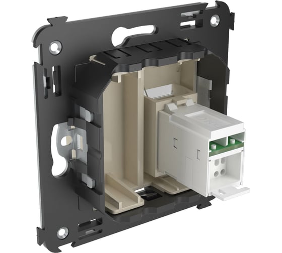 Одинарная компьютерная розетка DKC, Avanti, ванильная дымка, RJ45, категория 5e 4405463