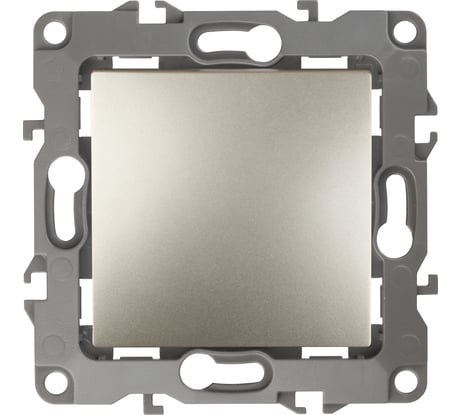 Кнопка ЭРА 12111104 10АХ250В, 12, шампань, Б0047833