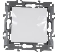 Кнопка ЭРА Elegance 14111101 10АХ250В, белый, Б0047862